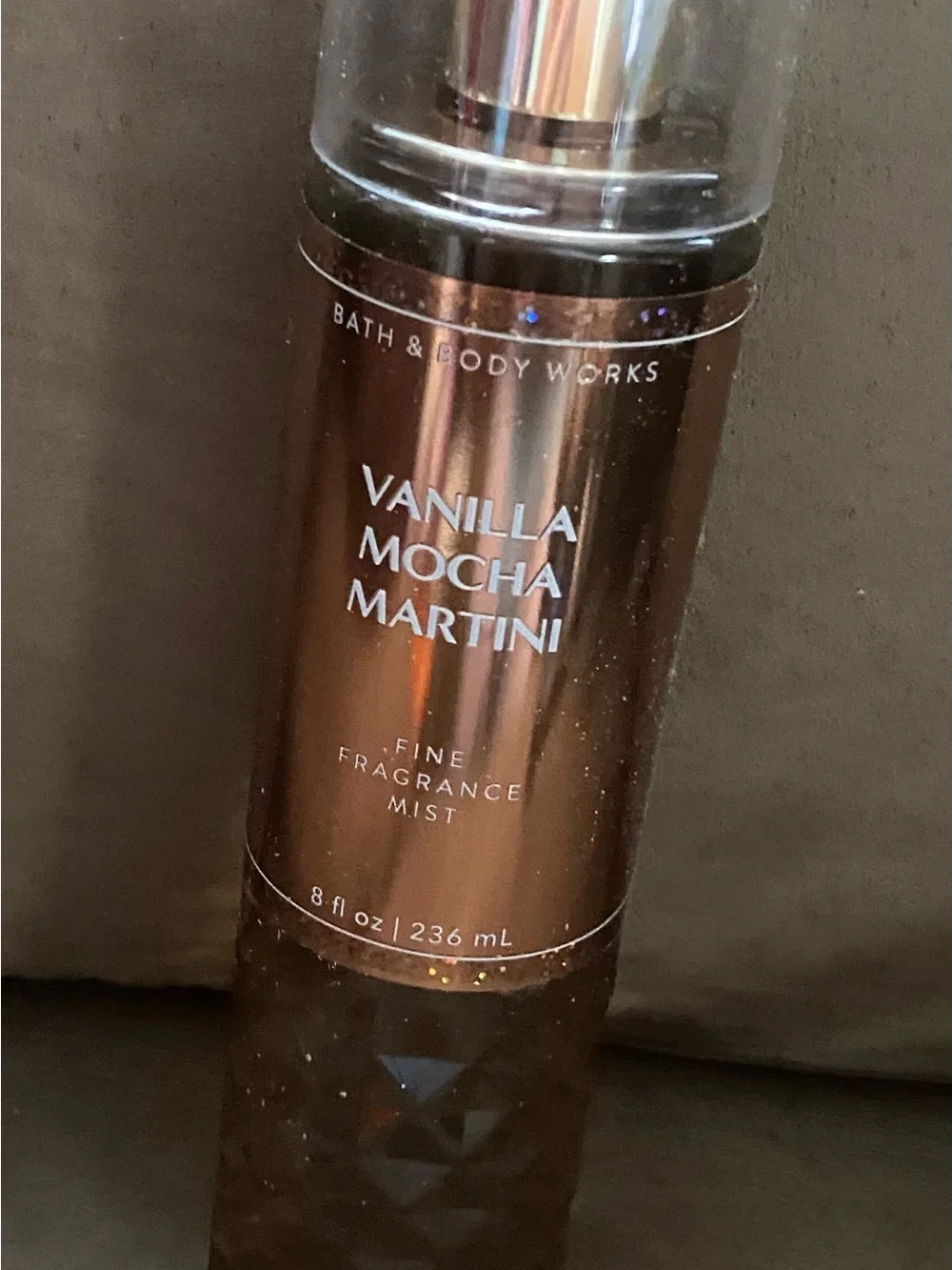 Bath & Body Works Vanilla Mocha Martini Fragrance Mist — Metallic Brown